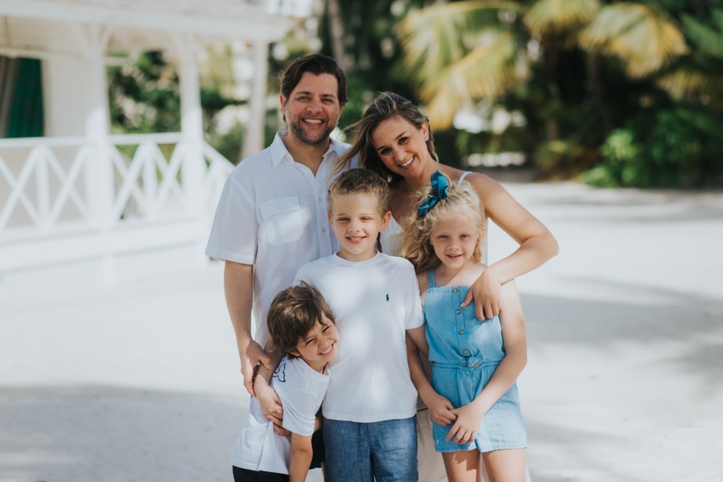 María Alejandra y su familia