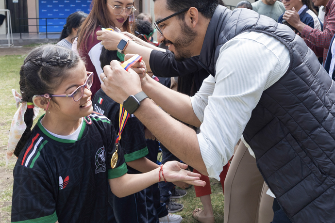 Estudiantes de la Unidad Educativa Especializada del Norte